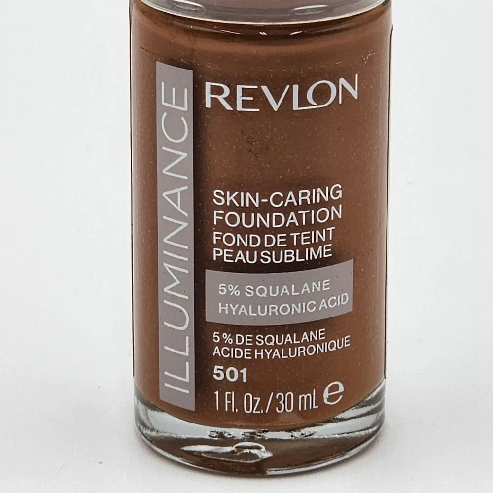 Revlon Illuminance Skin Caring Liquid Foundation Toasted‎ Caramel 1 Fl Oz New